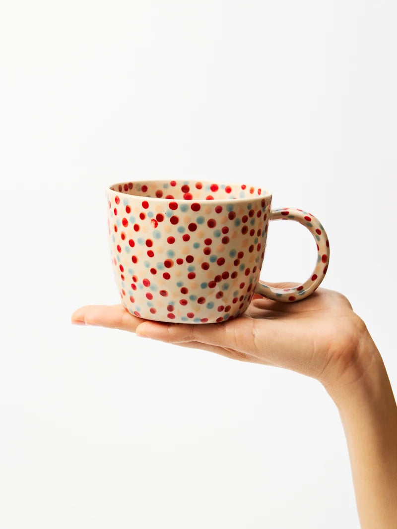 Chino Mug – Confetti Sprinkle | Handmade Earthenware Coffee Mug