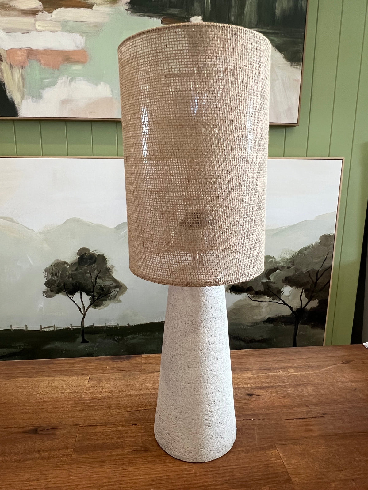 Lin Fibeglass Lamp