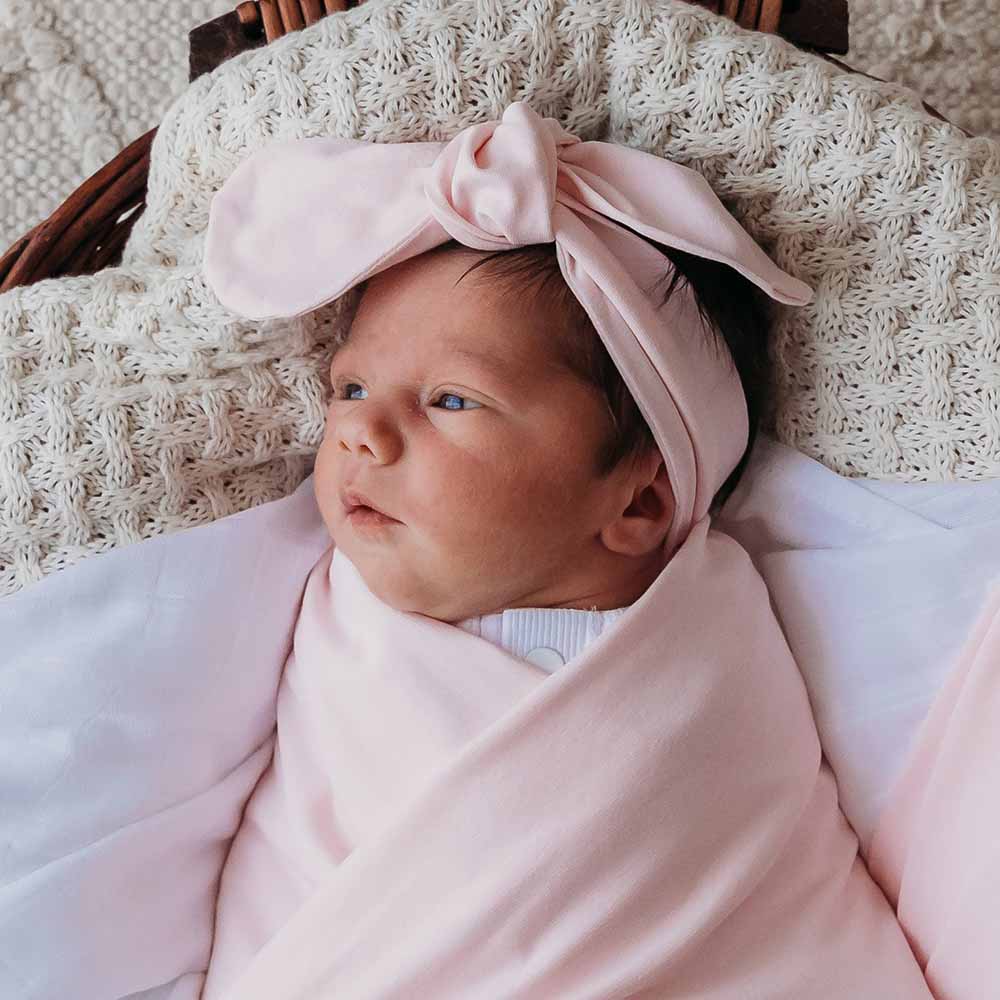 Baby Pink Organic Topknot