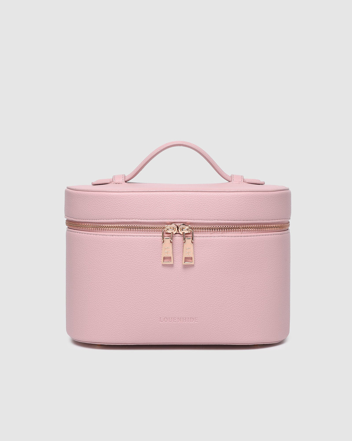 Juliette Vanity Case – Pink | Vegan Leather Travel Cosmetic Case