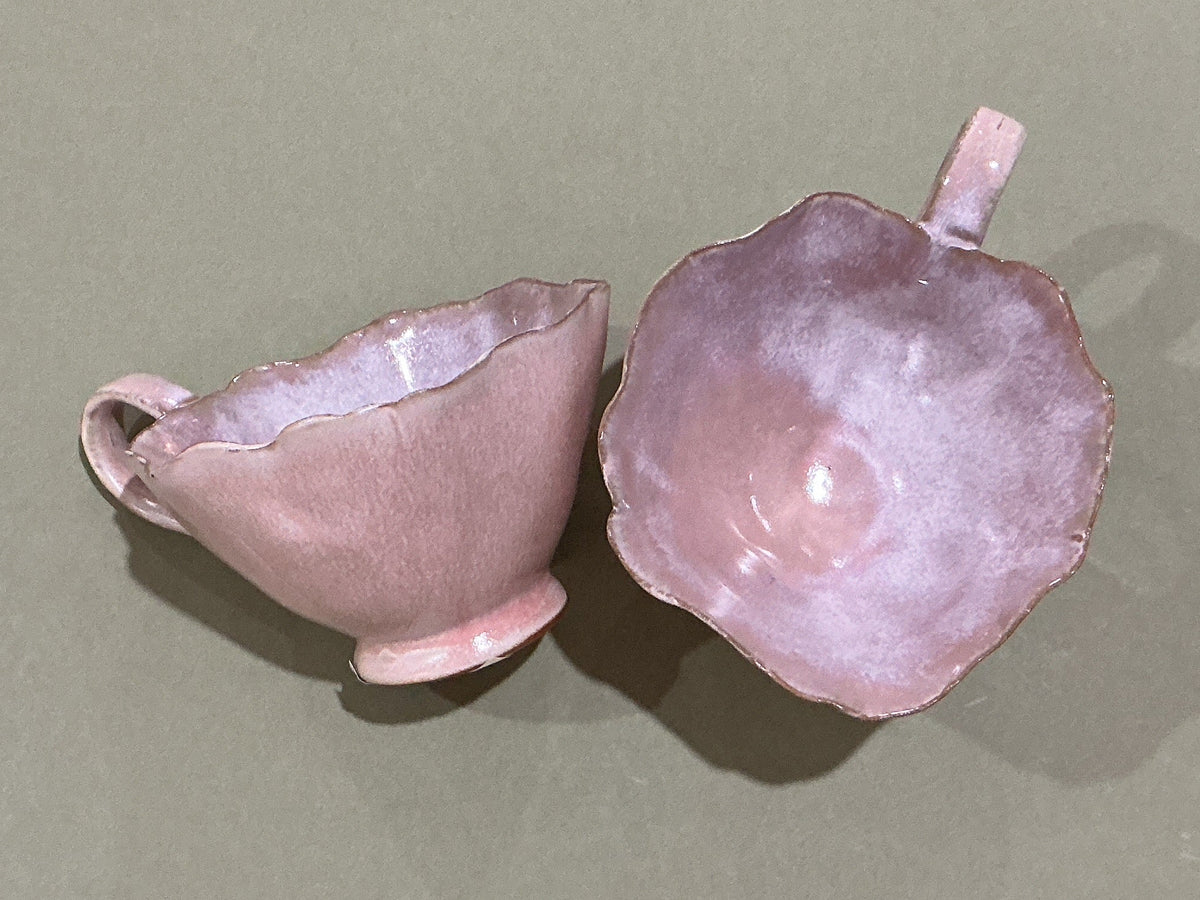 Yuki Stoneware Cup Fawn Pink Glaze