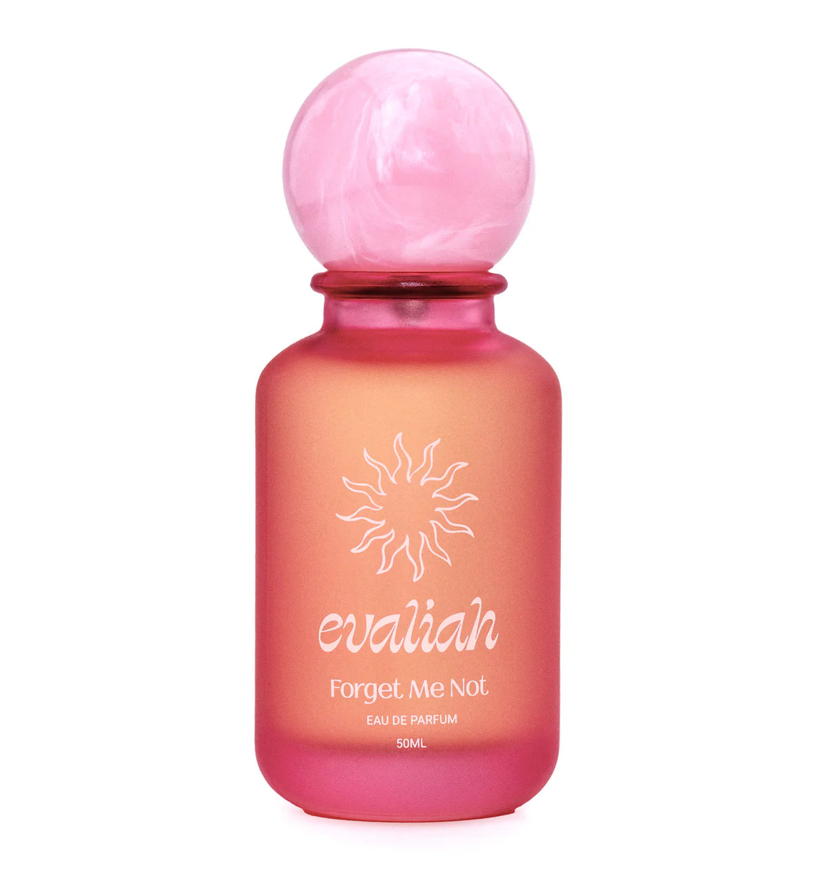 evaliah forget me not perfume bottle citrus pistachio fragrance aged patchouli