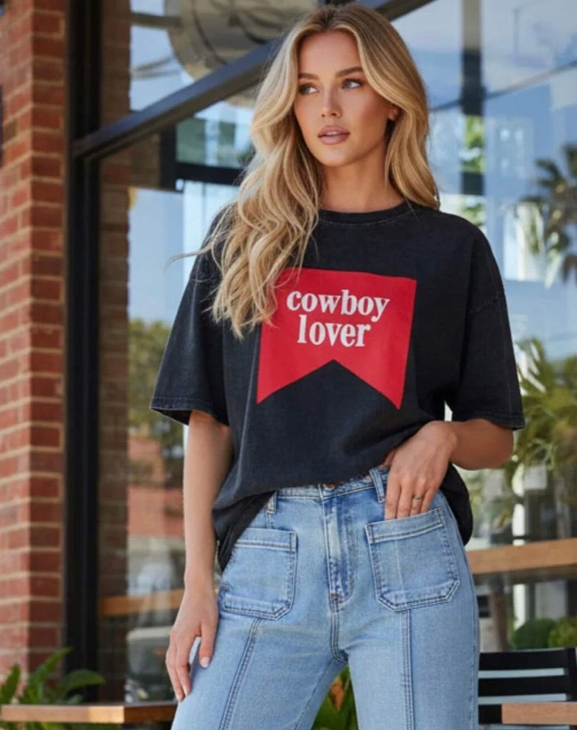 Cowboy Lover Tee By Frankie
