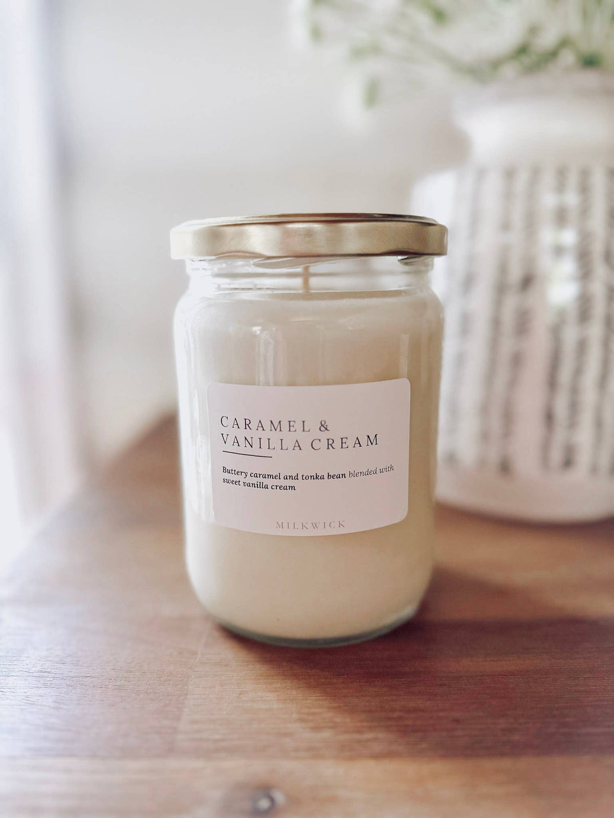 Caramel & Vanilla Cream: Extra Large 500ml Classic Jar