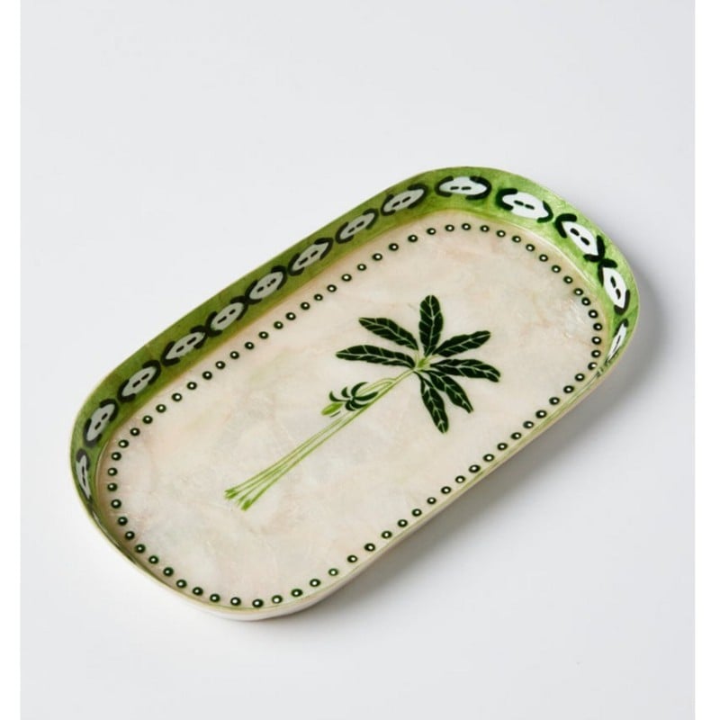 Atlantic Green Palm Tray