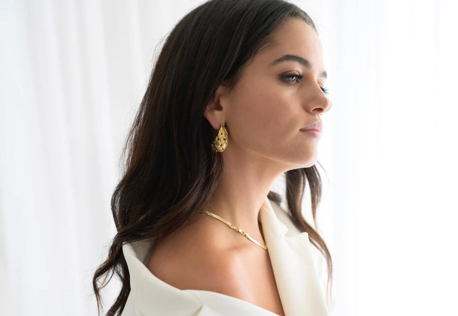 Belle Earrings Indigo & Wolfe