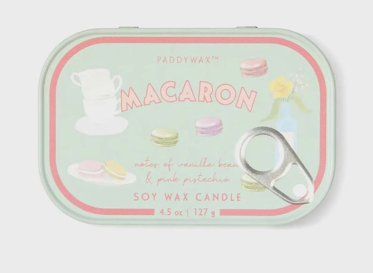 Bistro Tin Candle Macaron