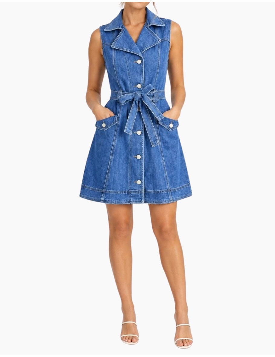 Country denim dress