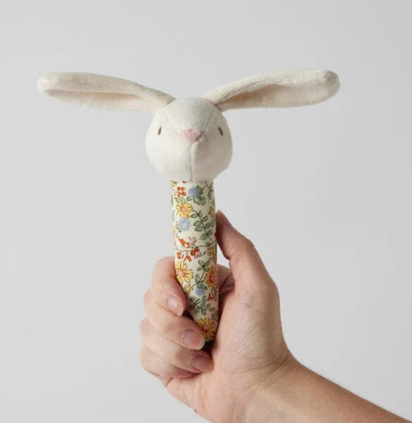 Floral Bunny Rattle
