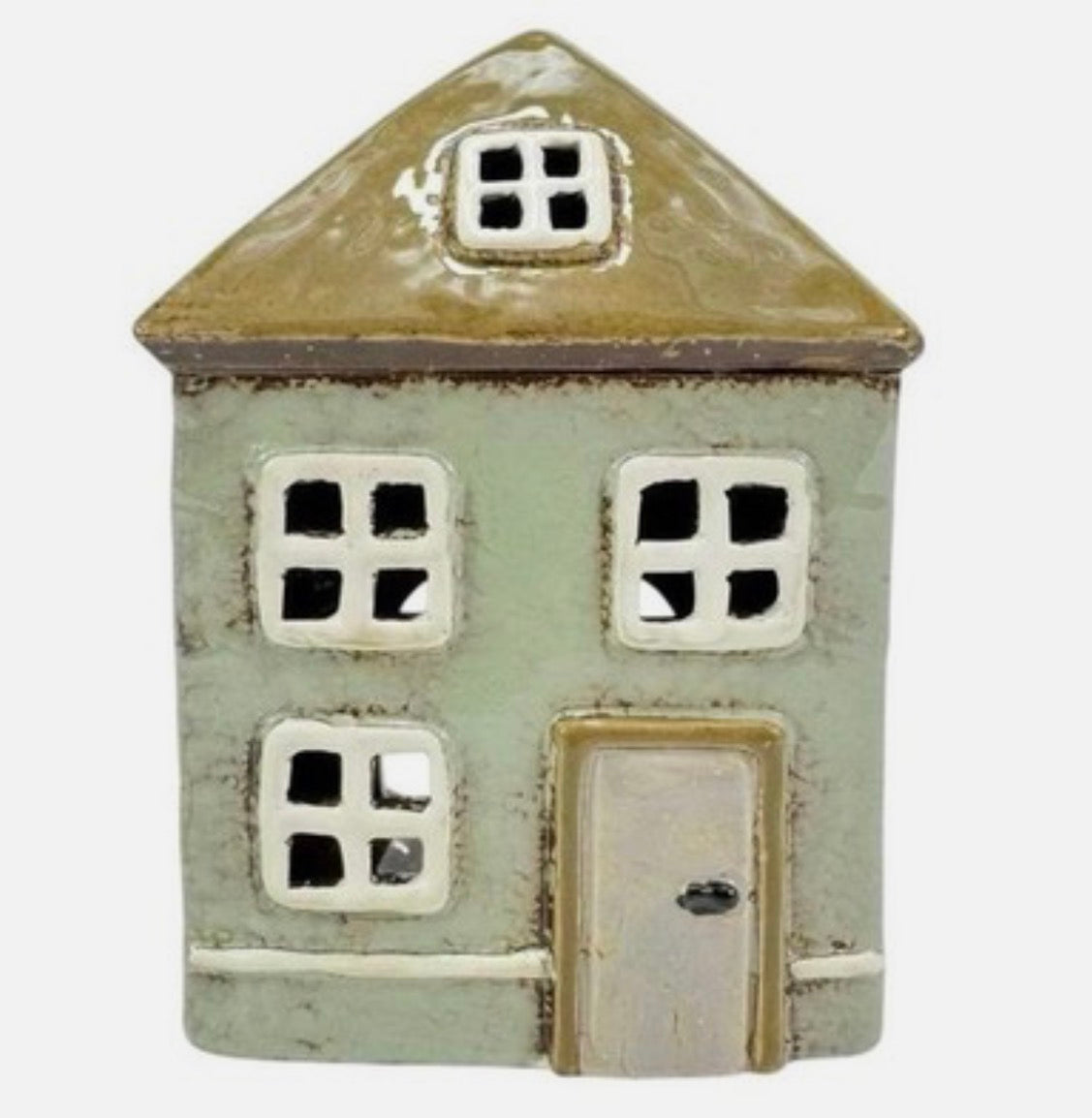 Light Green Cottage Tealight