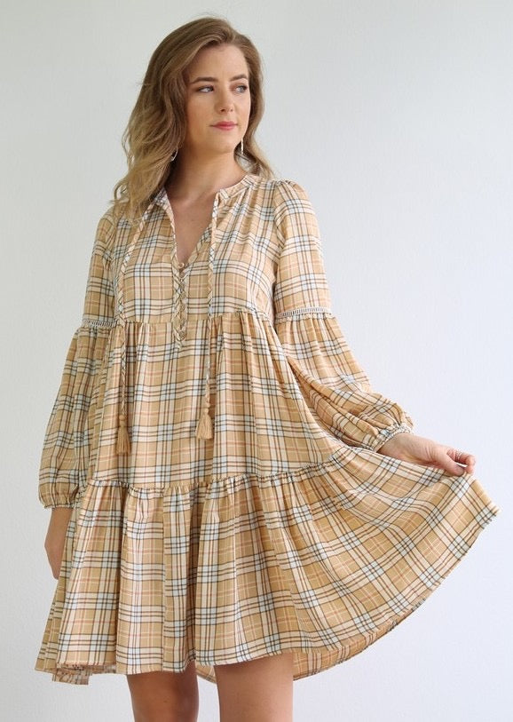 Ginny Gingham Plaid Dess