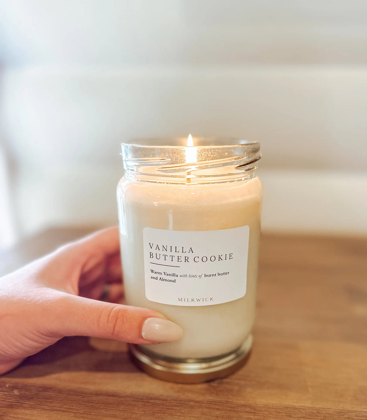 Vanilla Butter Cookie Milkwick Candle