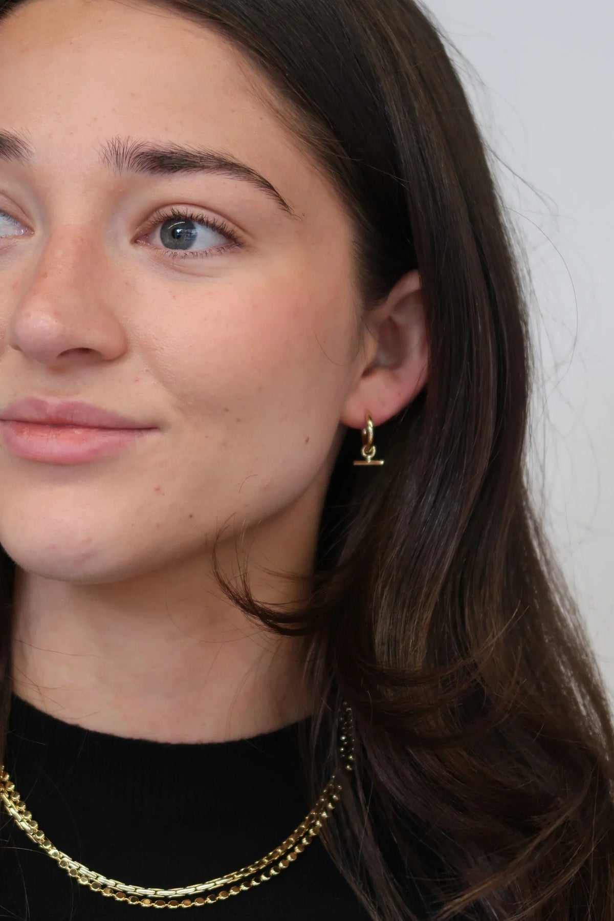 Winnie Hoop Earrings – Gold | Zafino 18K Gold Plated Huggies