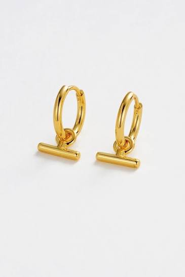 Winnie Hoop Earrings – Gold | Zafino 18K Gold Plated Huggies
