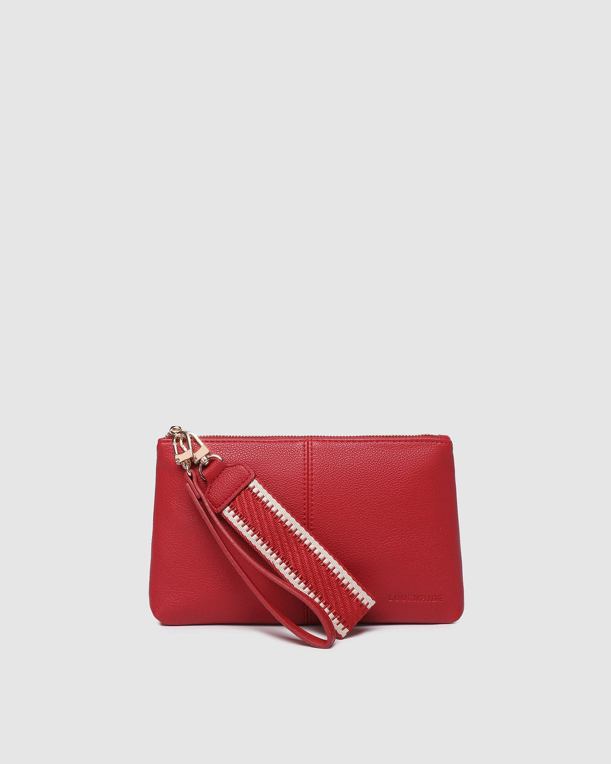 Mimi Clutch - Red Vegan Leather Clutch