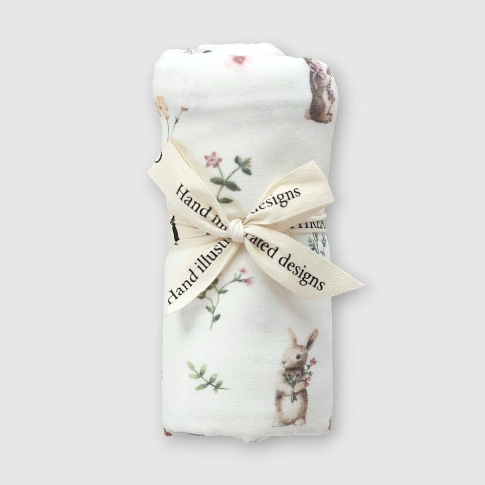 Stretch Wrap - Flower Picking Baby Swaddle