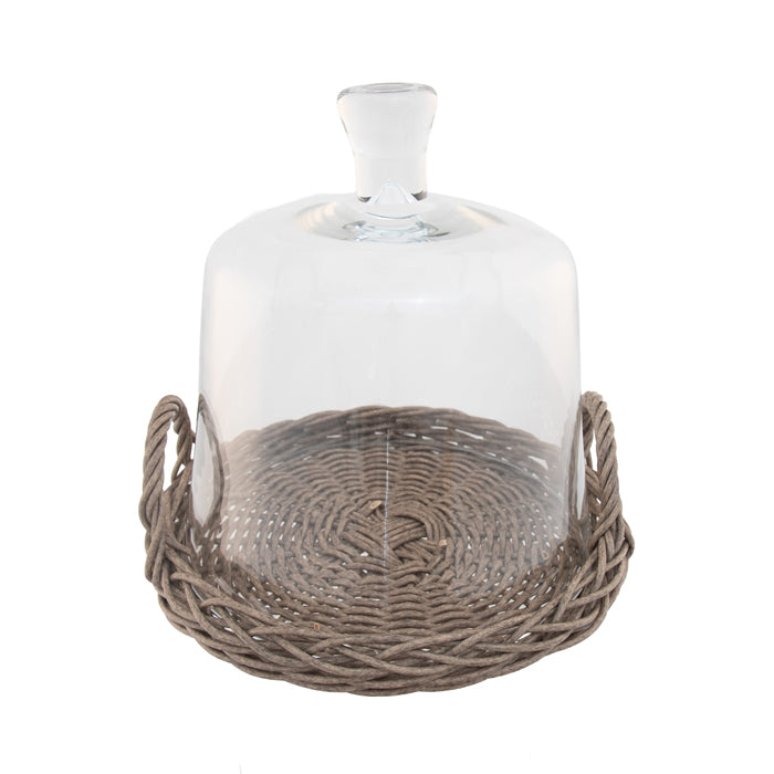 Annette Woven Tall Round Cloche - Large