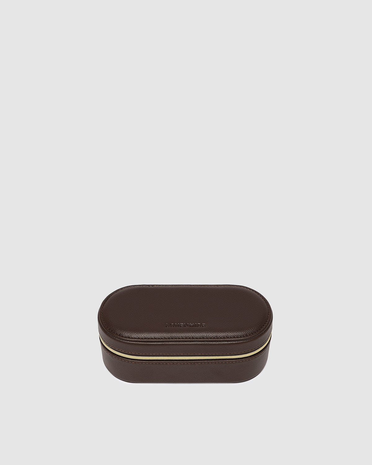 Charlee Chocolate Jewellery Box | Travel Jewellery Organiser