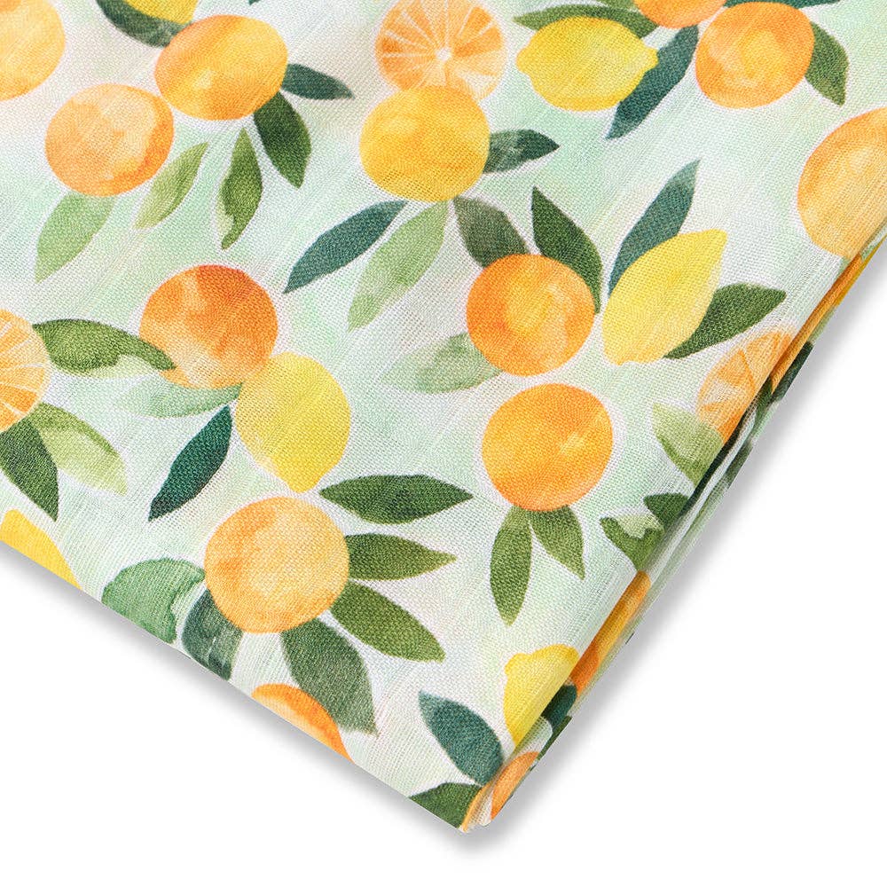 Citrus Squeeze Organic Muslin Wrap