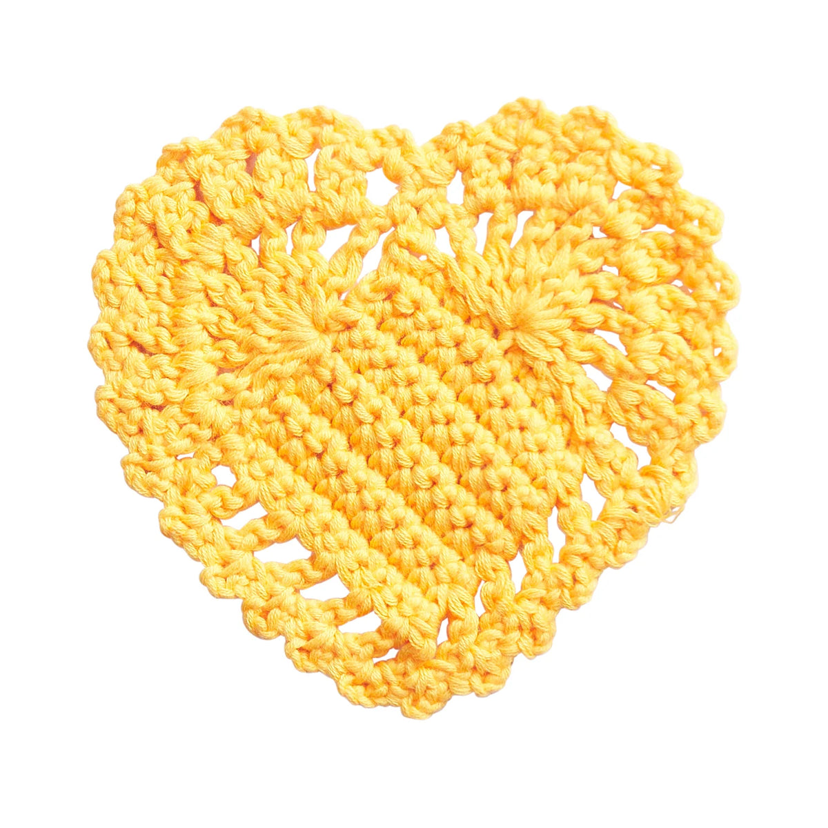Sage x Clare Millie Crochet Coaster in Citrine