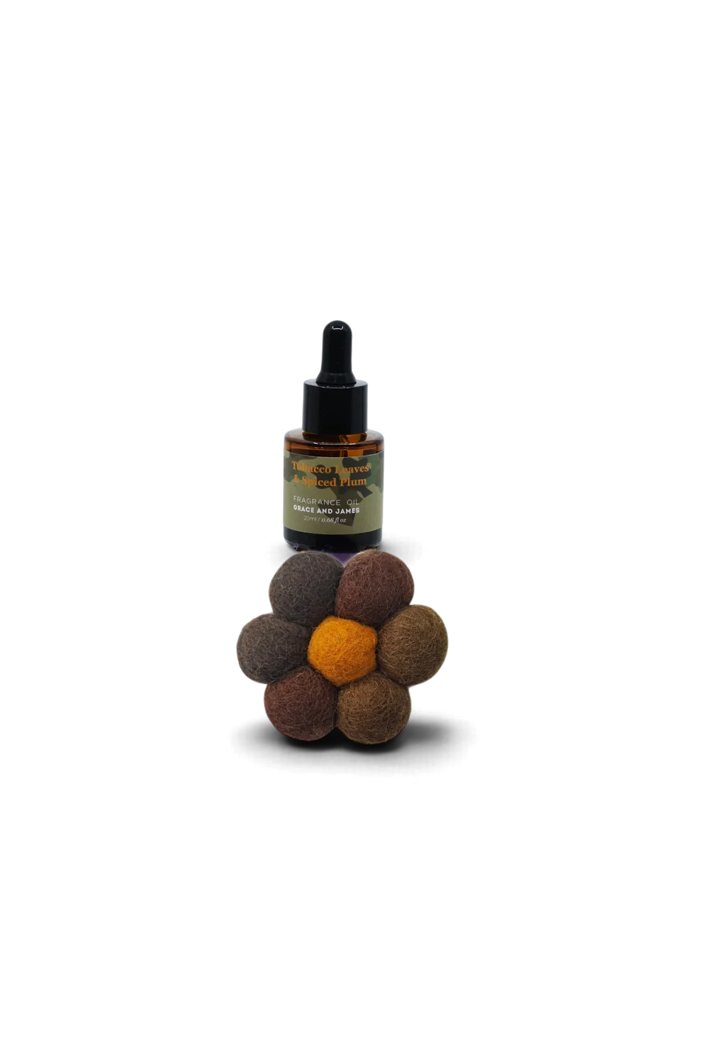 Tobacco Leaf and Spiced Plum refillable car air freshener