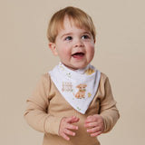 Highland Cows Organic Dribble Bib