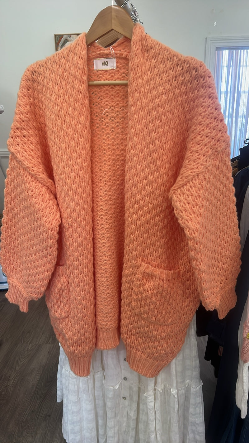 Peach Melba Cardi