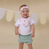 Alice’s Tea Party Organic Dribble Bib