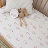 Up & Away Organic Fitted Cot Sheet