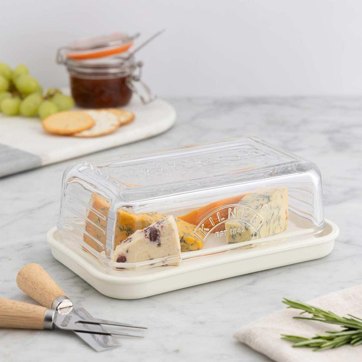 Glass Cheese Store KILNER