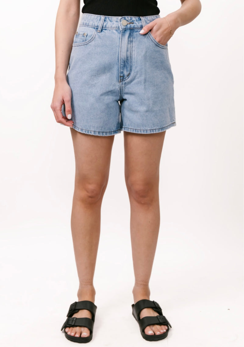 Hattie Light Denim Shorts