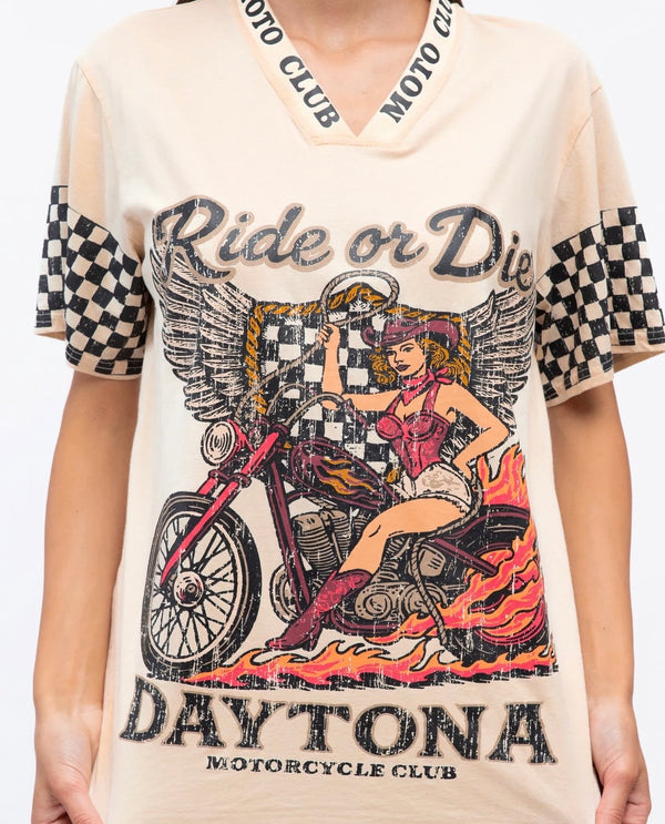Ride or Die Daytona Tee