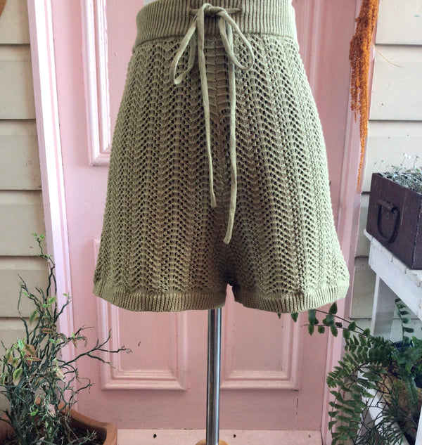 Olive Knit Short