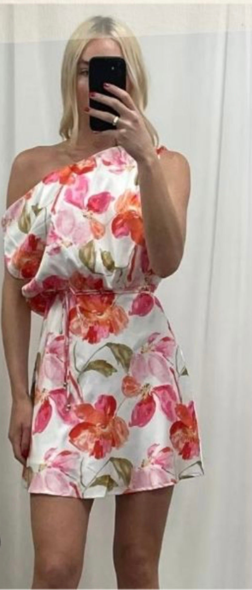 Floral Off the Shoulder Dress