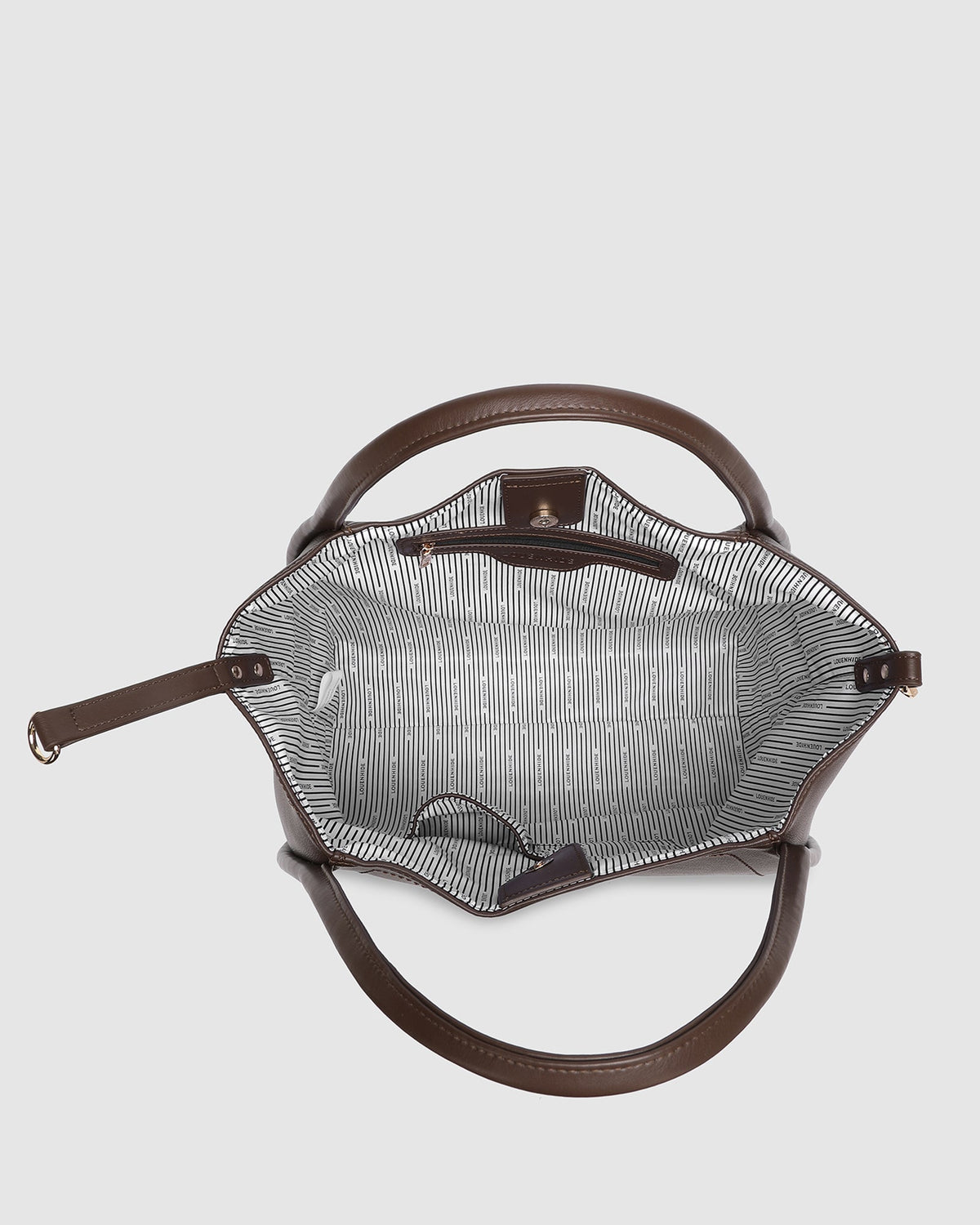 Sutton Shoulder Bag – Chocolate Vegan Leather Slouch Bag