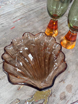 Fan Shell Glass Plate