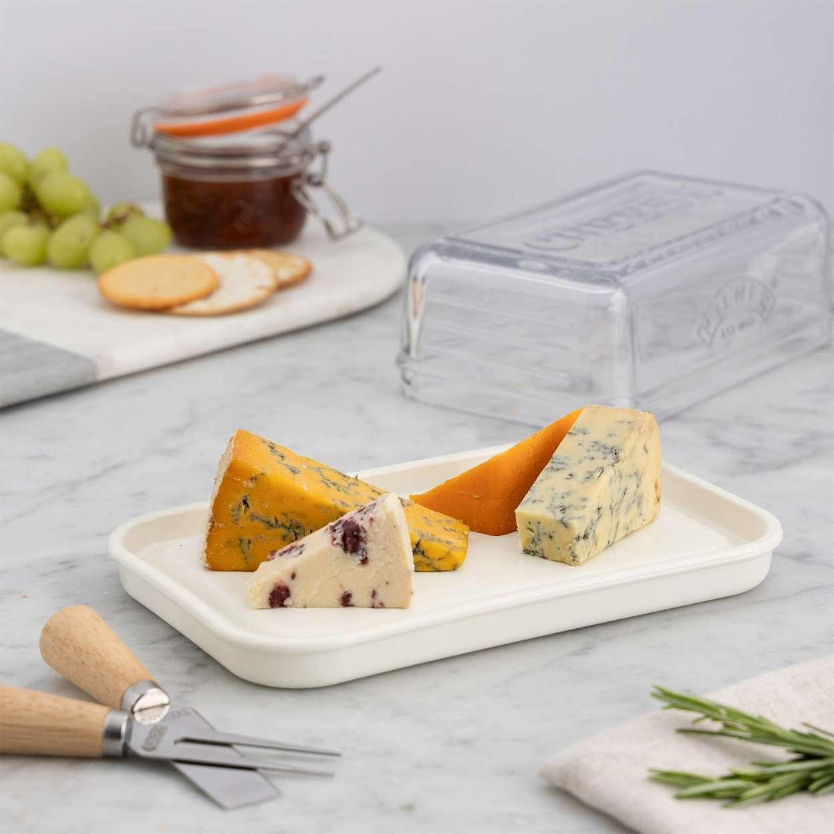 Glass Cheese Store KILNER