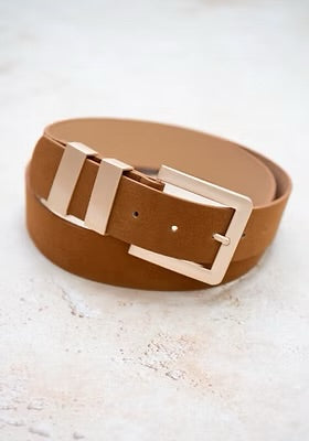 Belt Square Matt Gold