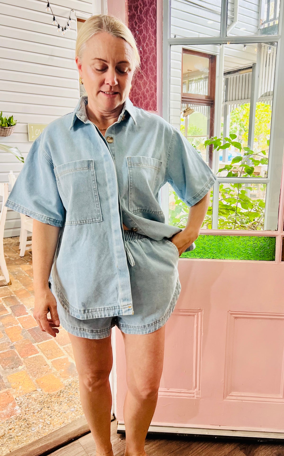 Denim Set By Frankie