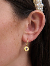 Birthstone 18K Gold Plated Earrings: DEC