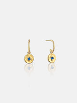Birthstone 18K Gold Plated Earrings: NOV