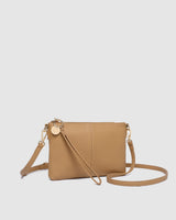 Baby Sophie Crossbody Bag – Caramel Vegan Leather Crossbody