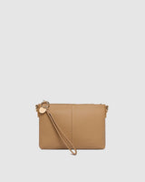 Baby Sophie Crossbody Bag – Caramel Vegan Leather Crossbody