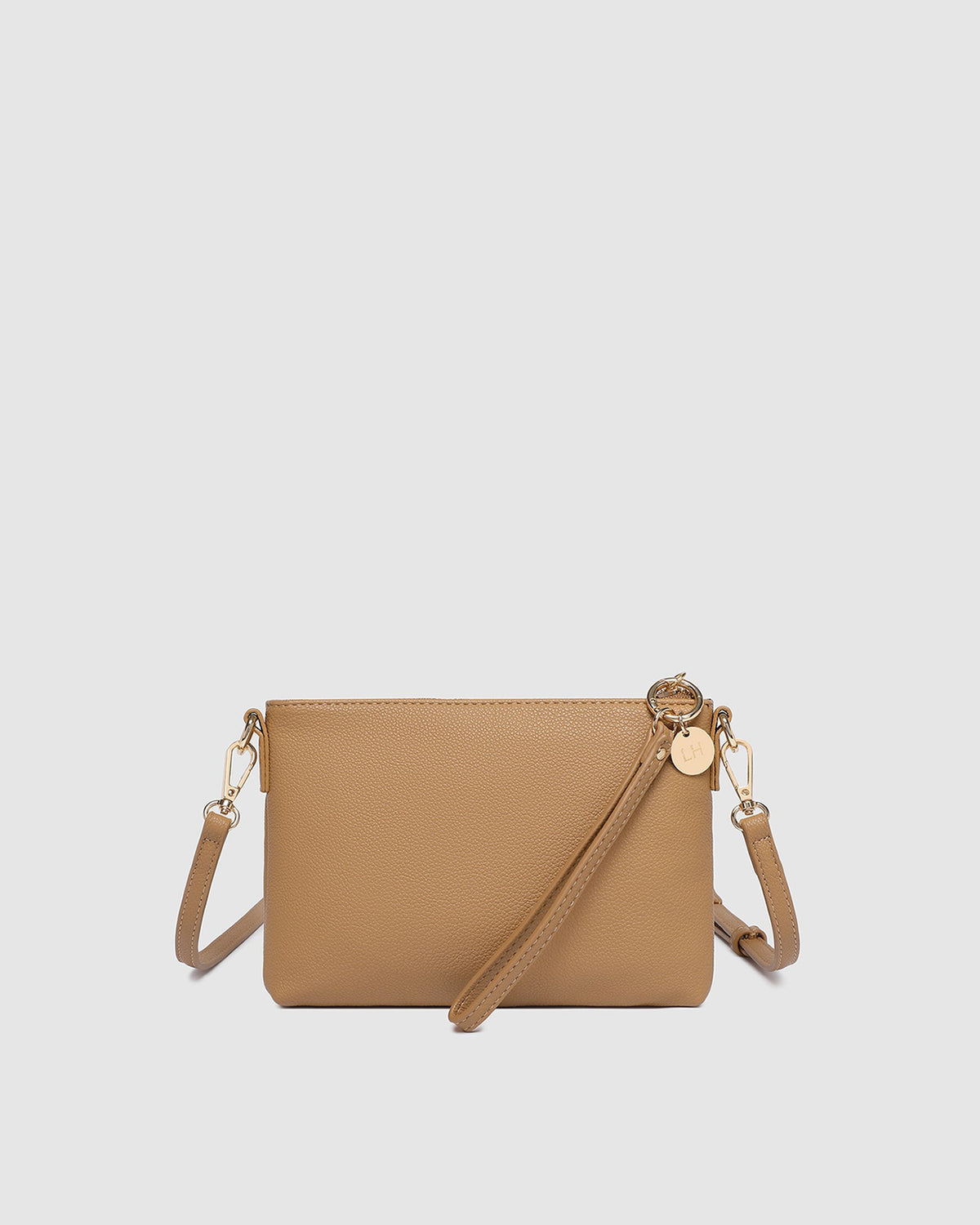 Baby Sophie Crossbody Bag – Caramel Vegan Leather Crossbody