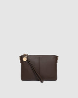 Baby Sophie Crossbody Bag – Chocolate Vegan Leather Crossbody