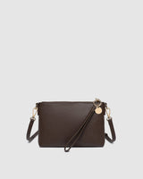 Baby Sophie Crossbody Bag – Chocolate Vegan Leather Crossbody
