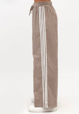 Gingham Brown Pant