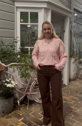 Blush Pink Knit Pullover