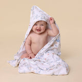 Sweet Swallows Organic Hooded Baby Towel