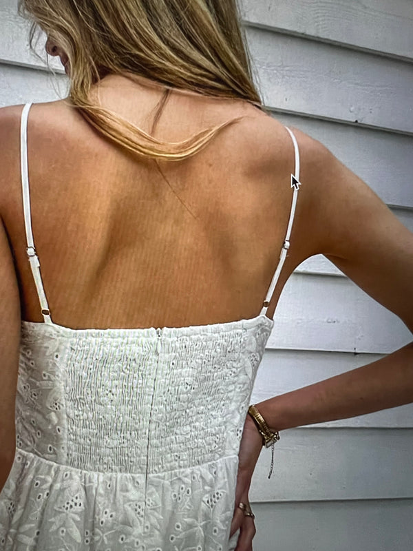 Indi White Anglaise Dress